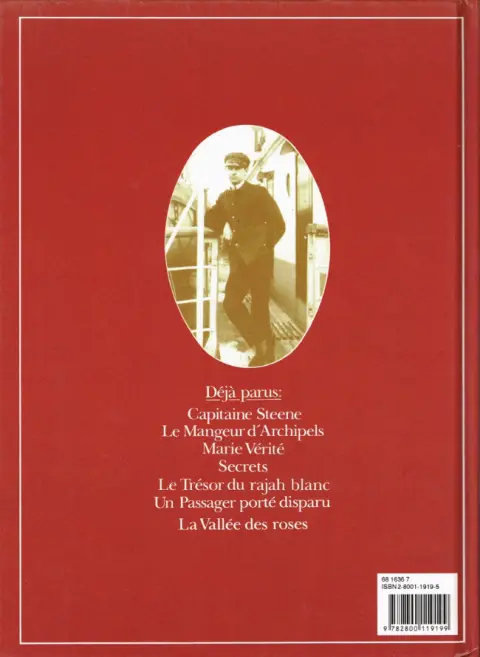 Verso de l'album Théodore Poussin Tome 6 Un Passager porté disparu
