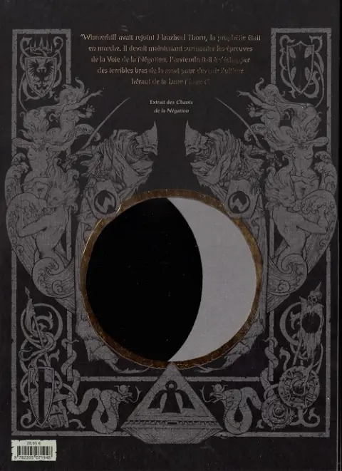 Verso de l'album Chroniques de la Lune Noire L'Intégrale III