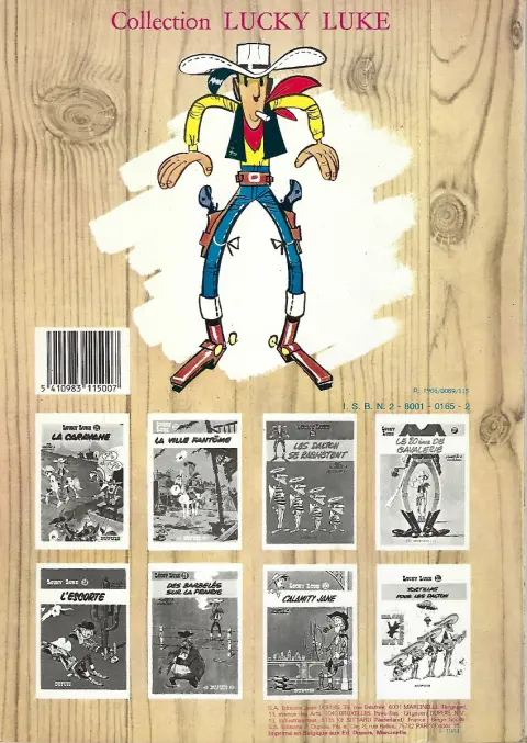 Verso de l'album Lucky Luke Tome 26 Les Dalton se rachètent