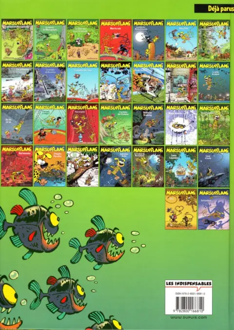 Verso de l'album Marsupilami Tome 20 Viva Palombia !