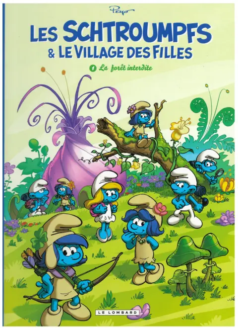 Couverture de l'album Les Schtroumpfs & le Village des filles Tome 1 La forêt interdite