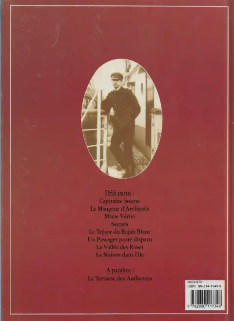 Verso de l'album Théodore Poussin Tome 1 Capitaine Steene
