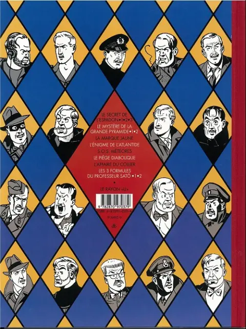 Verso de l'album Blake et Mortimer Tome 9 Le piège diabolique