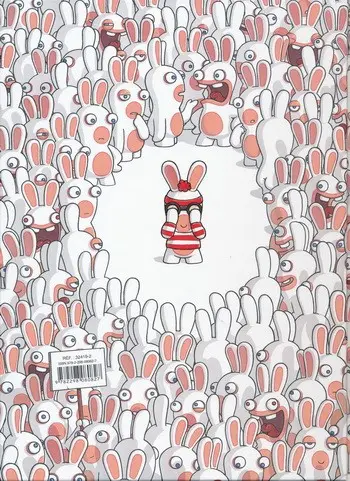 Verso de l'album The Lapins crétins Tome 2 Invasion