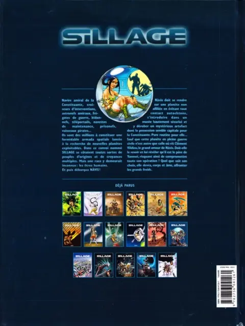 Verso de l'album Sillage Tome 17 Grands froids