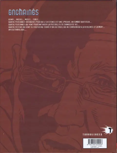 Verso de l'album Enchaînés Tome 4 Le menteur