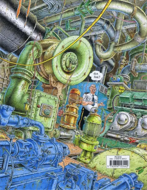 Verso de l'album Salle des machines