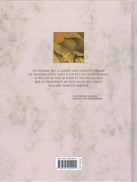 Verso de l'album Murena Tome 6 Le sang des bêtes