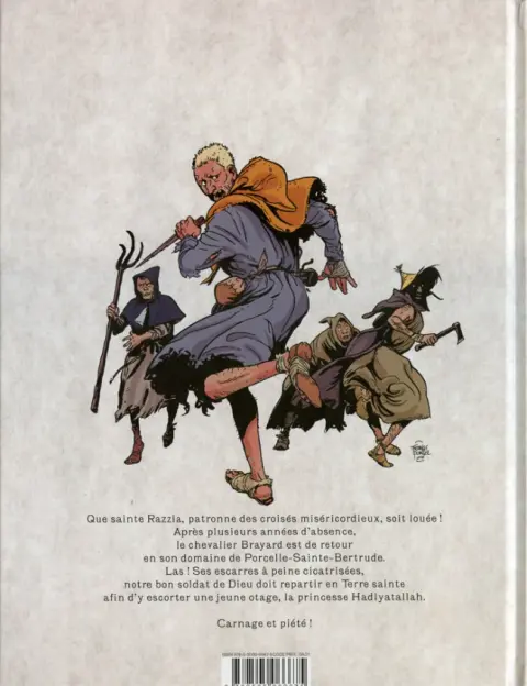 Verso de l'album Chevalier Brayard