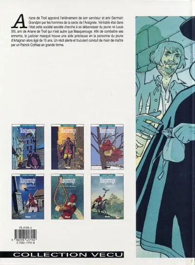 Verso de l'album Masquerouge - Épisode 2 - Marco Venanzi Tome 6 Le nid des étourneaux