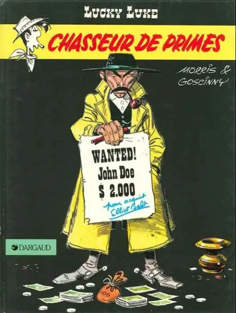 Couverture de l'album Lucky Luke Tome 39 Chasseur de primes