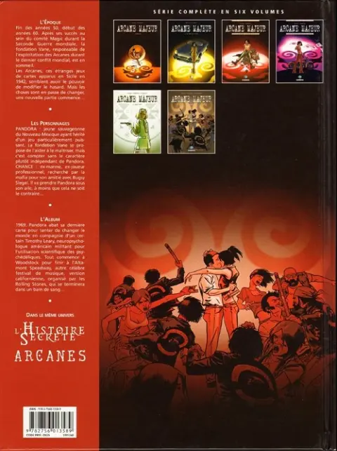 Verso de l'album Arcane majeur Tome 6 Strange days