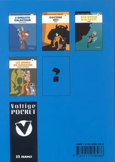 Verso de l'album Voltige et Ratatouille Tome 4 Les ennuis du dimanche