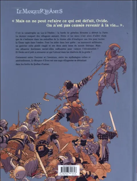 Verso de l'album La Bête du Lac Tome 3 L'abomination
