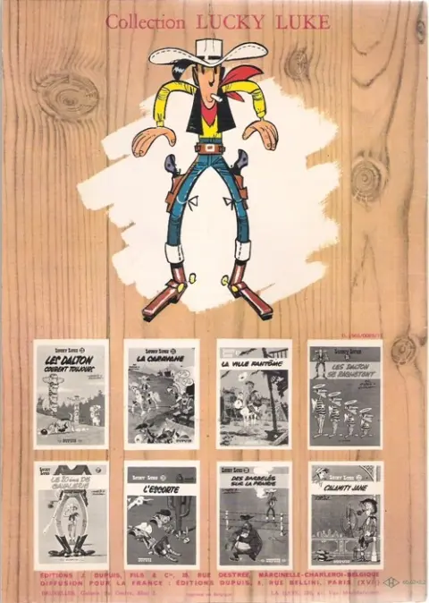 Verso de l'album Lucky Luke Tome 27 Le 20ème de cavalerie