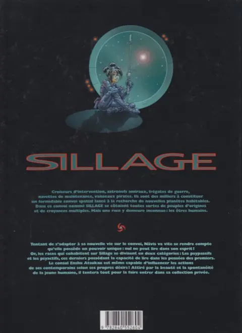 Verso de l'album Sillage Tome 2 Collection privée