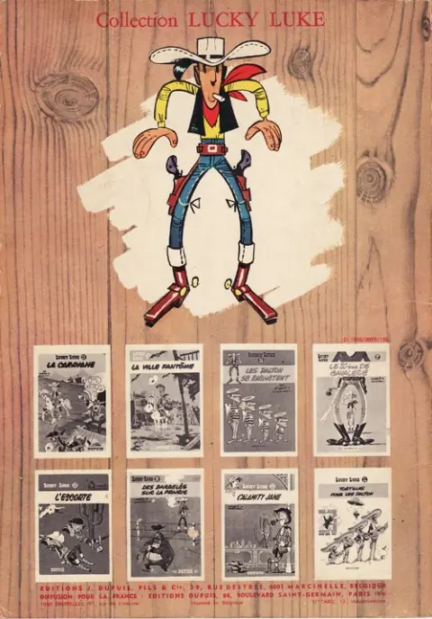 Verso de l'album Lucky Luke Tome 27 Le 20ème de cavalerie