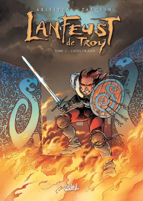 Couverture de l'album Lanfeust de Troy Tome 3 Castel Or-Azur