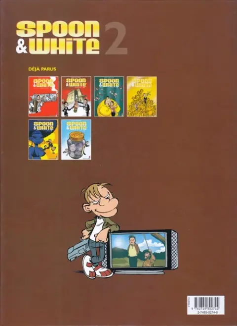 Verso de l'album Spoon & White Tome 2 A gore et à cris