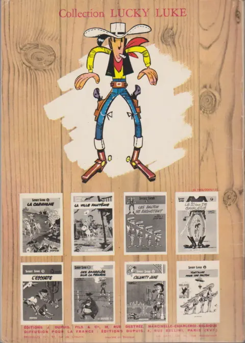 Verso de l'album Lucky Luke Tome 27 Le 20ème de cavalerie