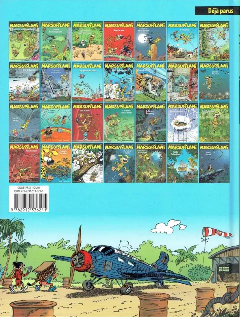 Verso de l'album Marsupilami Tome 13 Le défilé du jaguar