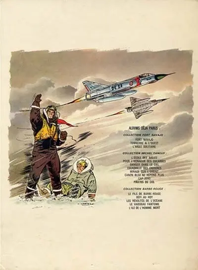 Verso de l'album Tanguy et Laverdure Tome 8 Pirates du ciel