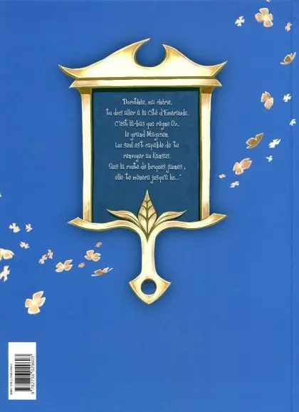 Verso de l'album Le Magicien d'Oz Volume 1