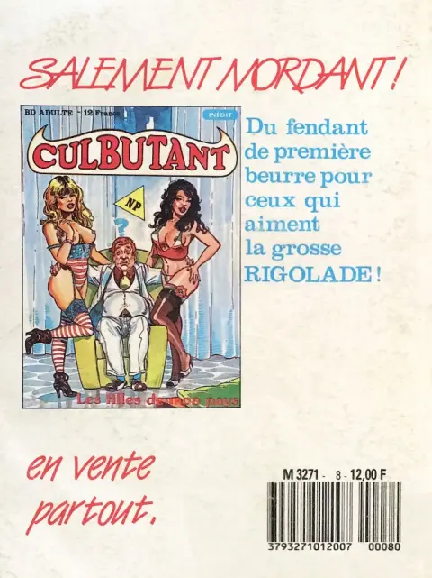 Verso de l'album Orient Sexpress Tome 8 Secrétaires de nuit