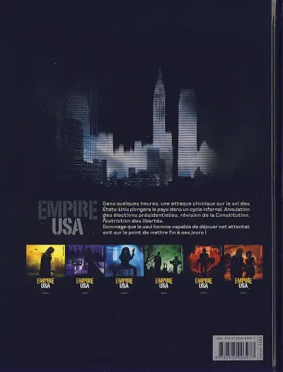 Verso de l'album Empire USA Tome 2