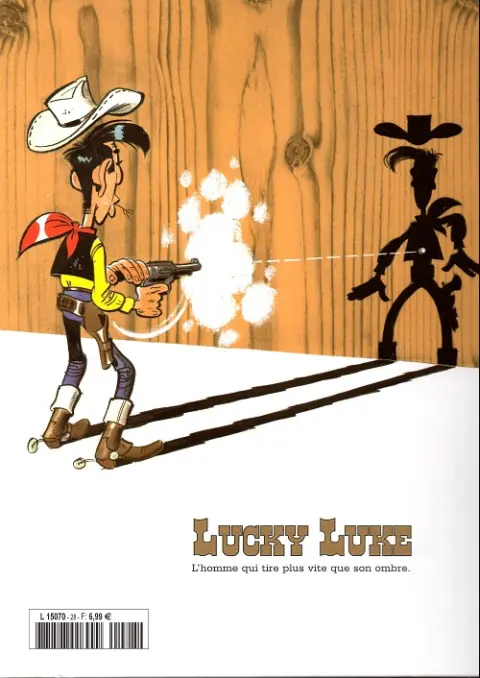 Verso de l'album Lucky Luke La collection Tome 28 Le ranch maudit