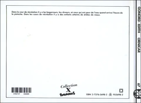 Verso de l'album Ornicar