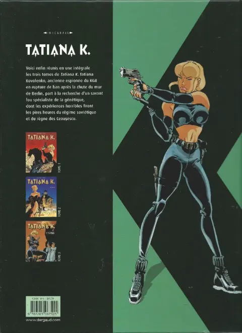 Verso de l'album Tatiana K. Intégrale