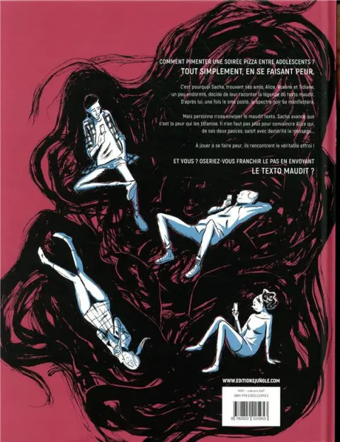 Verso de l'album Texto Maudit Tome 1 Le Défi