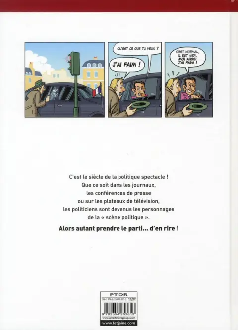 Verso de l'album PTDR - Le ParTi D'en Rire
