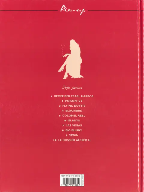 Verso de l'album Pin-up 1 Remember Pearl Harbor