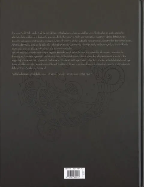 Verso de l'album Le sang des Porphyre Le cycle des rochers sculptés