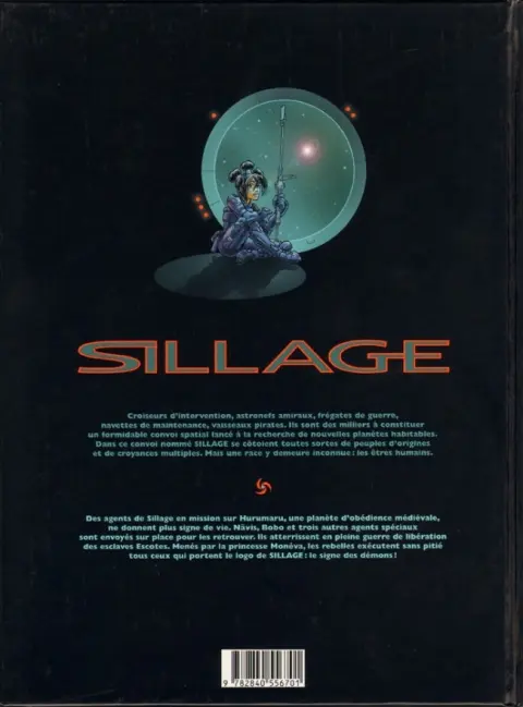 Verso de l'album Sillage Tome 4 Le signe des démons