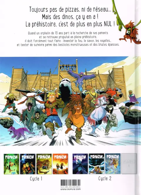 Verso de l'album Frnck Tome 7 Prisonniers