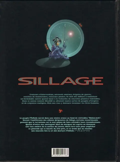 Verso de l'album Sillage Tome 5