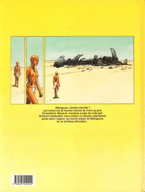 Verso de l'album Bételgeuse Tome 1 La planète