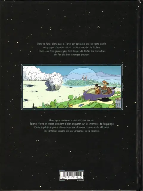 Verso de l'album Sélénie