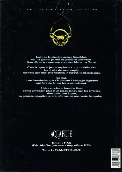 Verso de l'album Aquablue Tome 2 Planète bleue