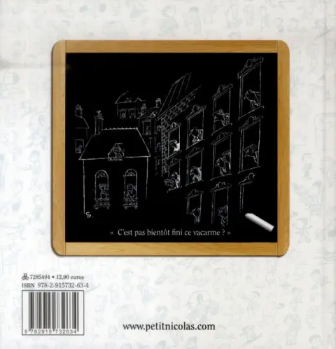Verso de l'album Le Petit Nicolas Tome 9 Le petit Nicolas et ses voisins