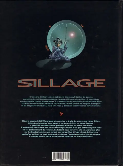 Verso de l'album Sillage Tome 7 Q.H.I