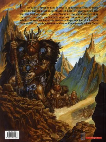 Verso de l'album Les Arcanes de la Lune Noire Tome 3 Parsifal