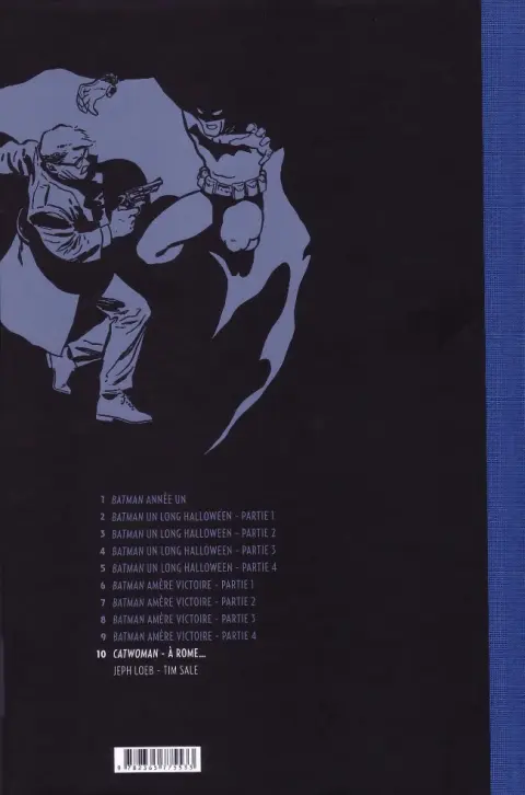 Verso de l'album Batman Tome 10 Catwoman - À Rome...