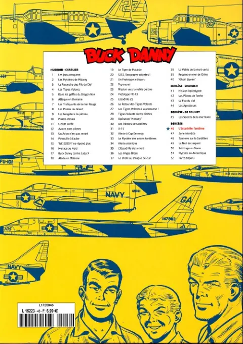 Verso de l'album Buck Danny Tome 46 L'escadrille fantôme