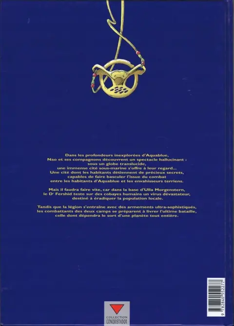 Verso de l'album Aquablue Tome 5 Projet Atalanta