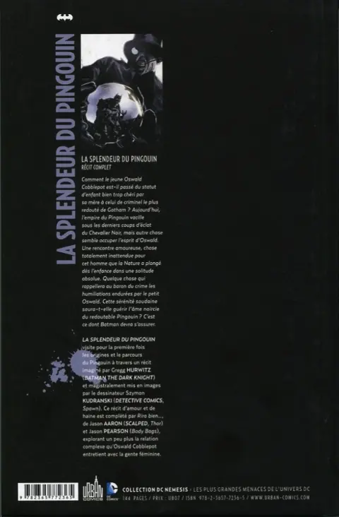 Verso de l'album La Splendeur du Pingouin