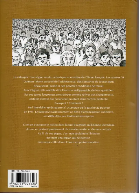 Verso de l'album Les Mauvaises gens